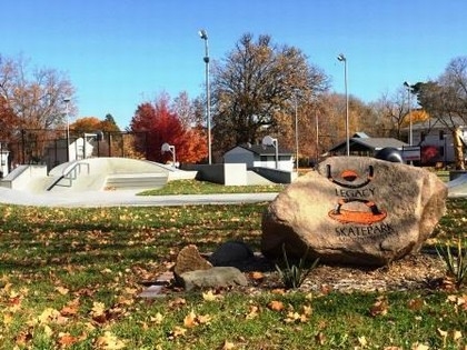 legacy skatepark rock