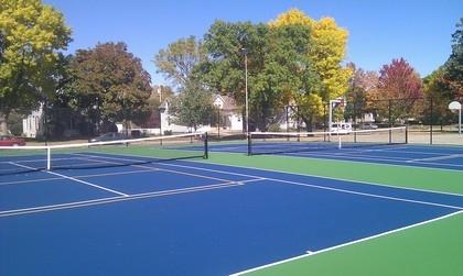 tennis courts at central park