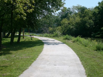 walking biking path