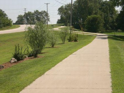 walking biking path